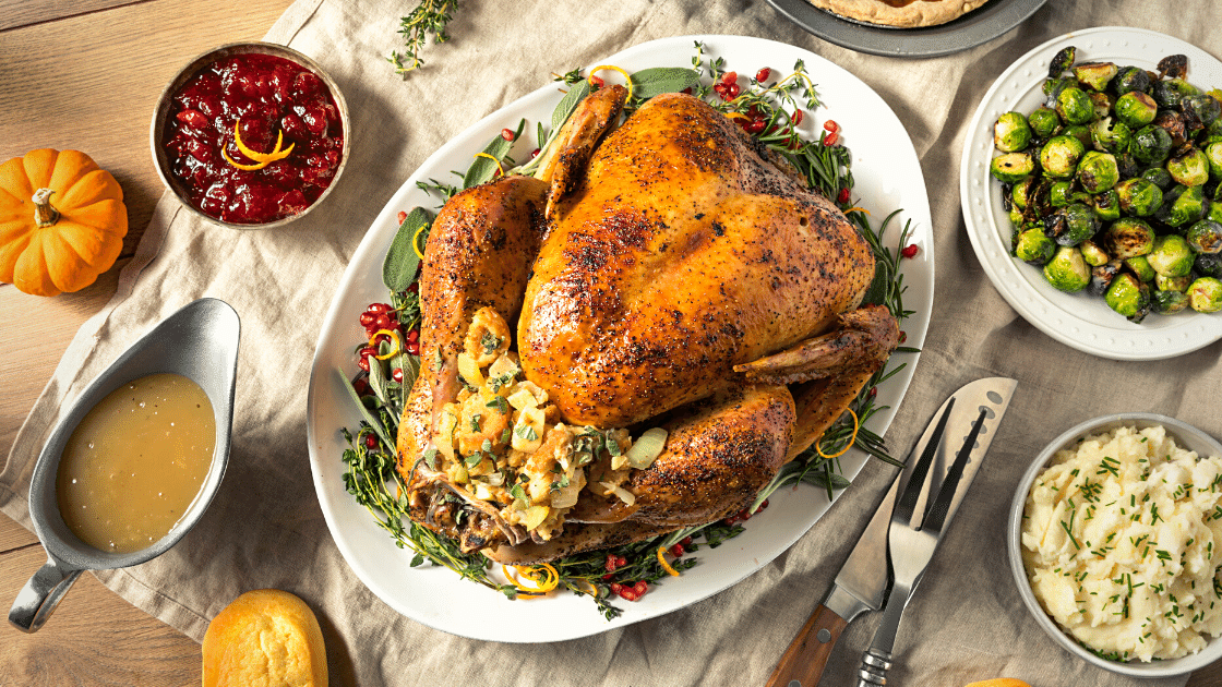 UK Christmas Feast – Stuffed Turkey